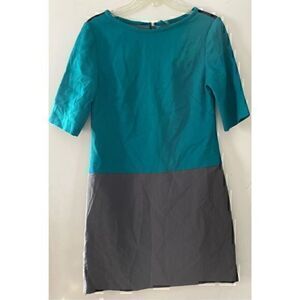 EUC Eliza J Mod Turquoise, Black & Gray Style Mini Dress size 6